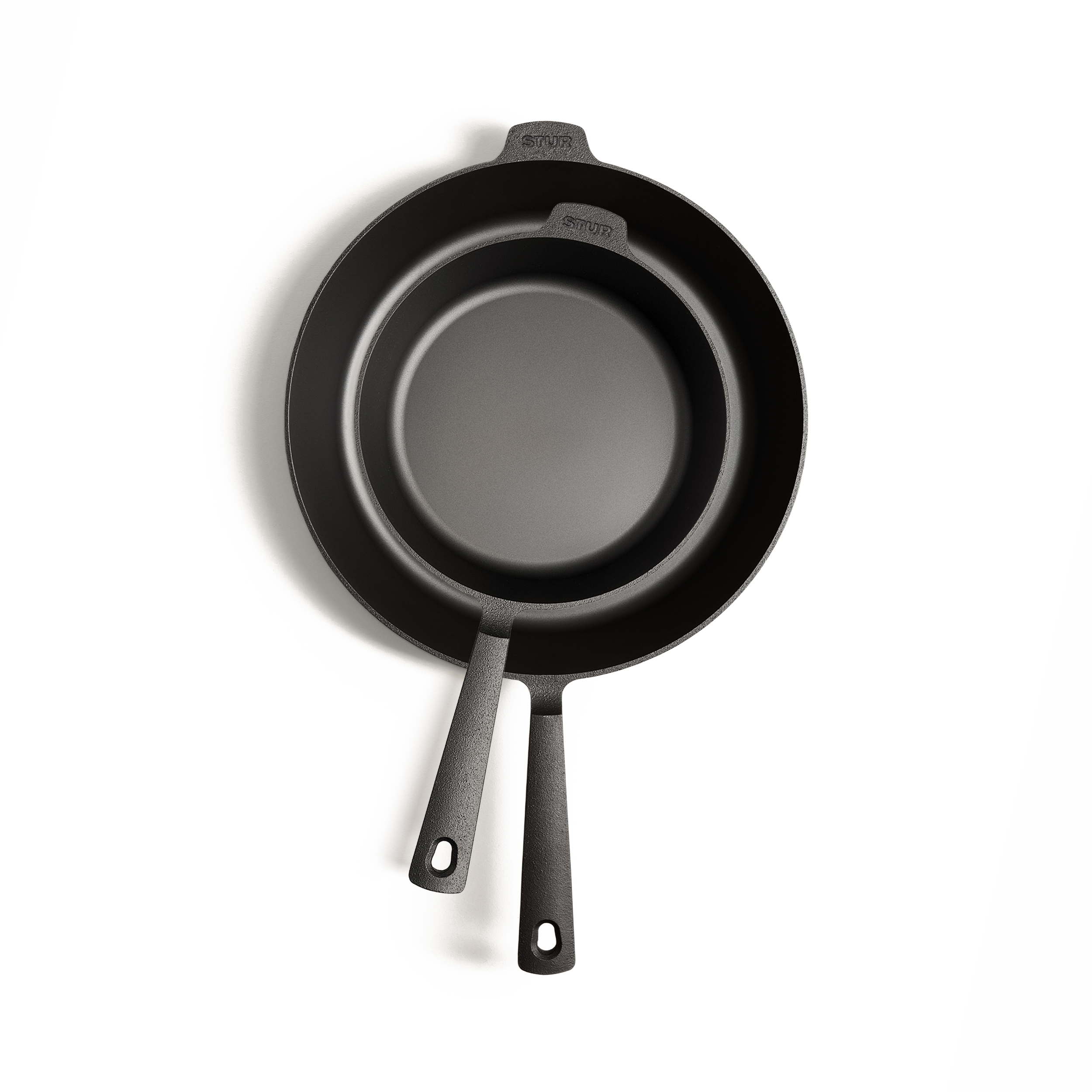 Duo - Gusseisenpfanne 20 cm + 28 cm