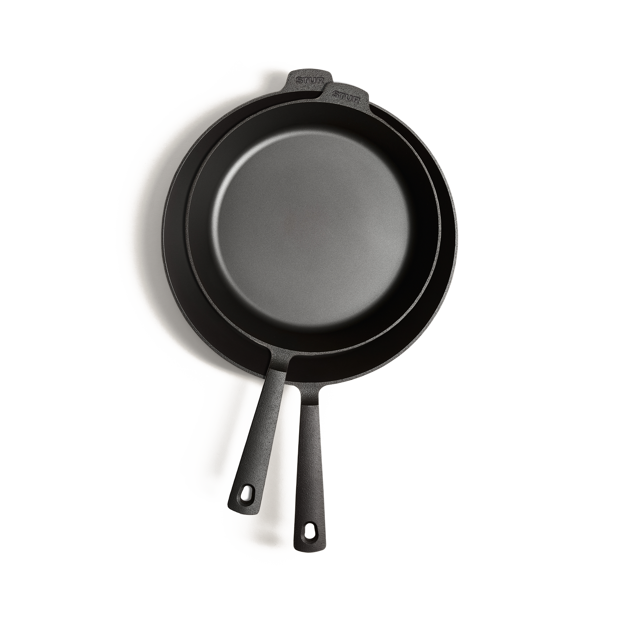 Duo - Gusseisenpfanne 24 cm + 28 cm