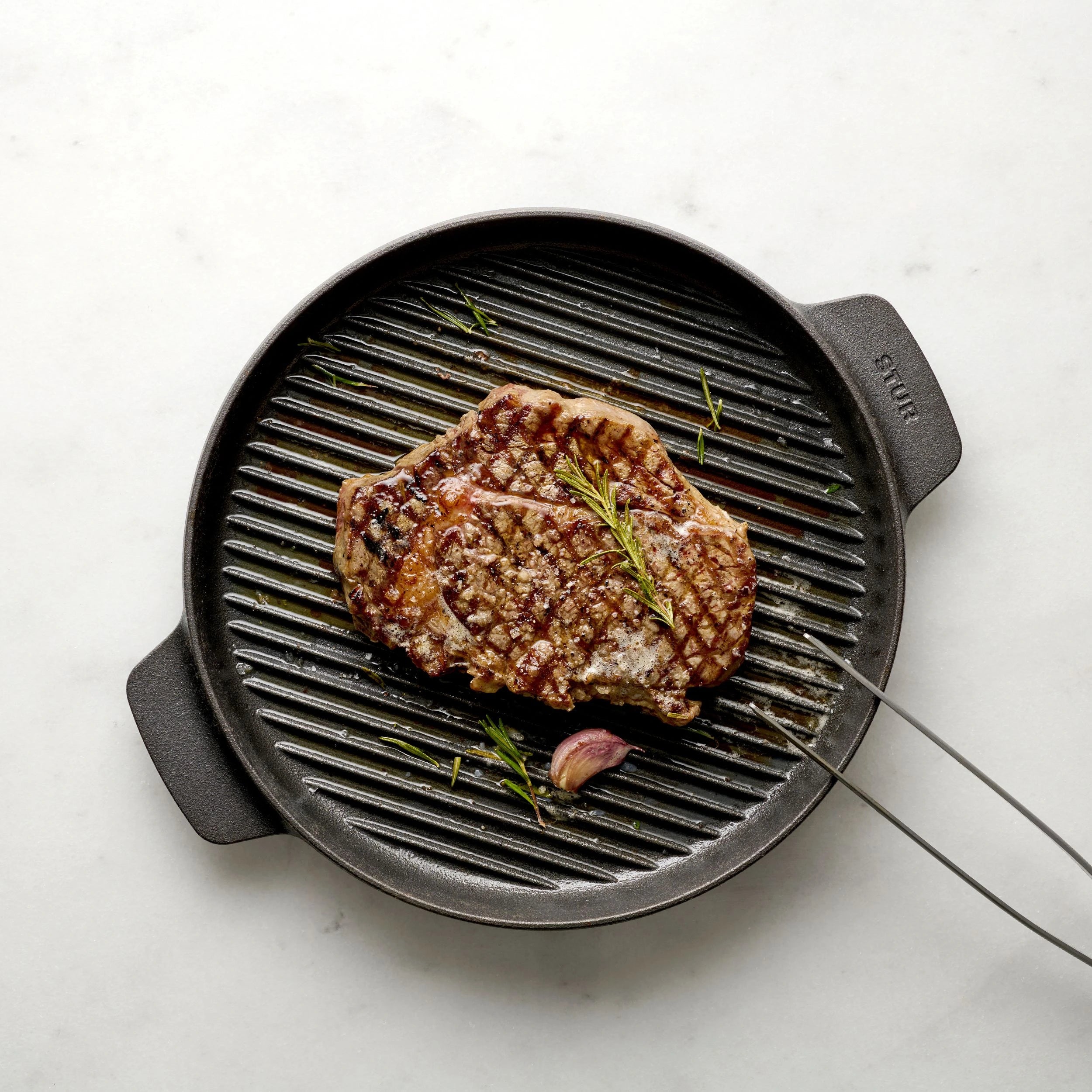 Grillpfanne Gusseisen 28 cm